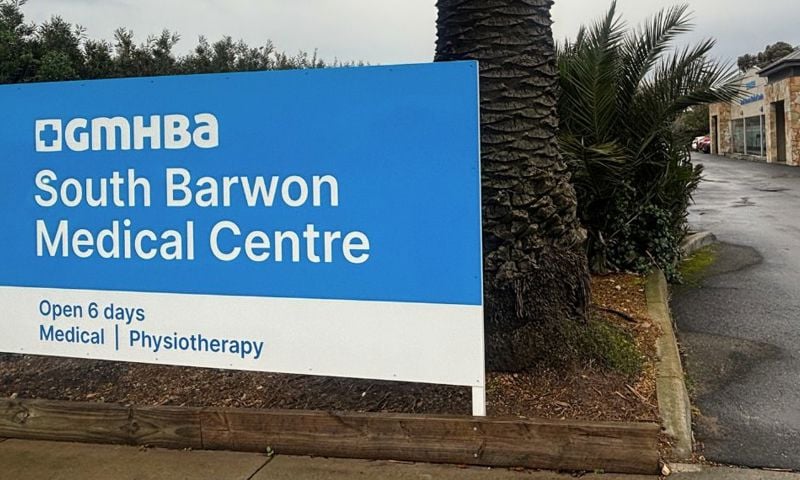 Outside South Barwon Medical Centre in Grovedale