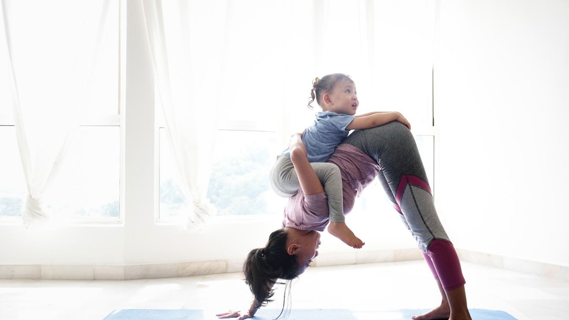 Mother and child keeping active with GMHBA health insurance partnerships