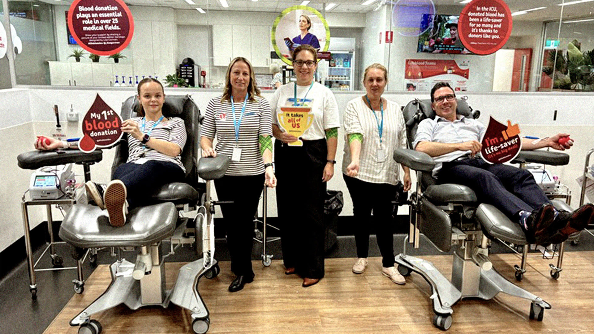 GMHBA staff members looking for birds