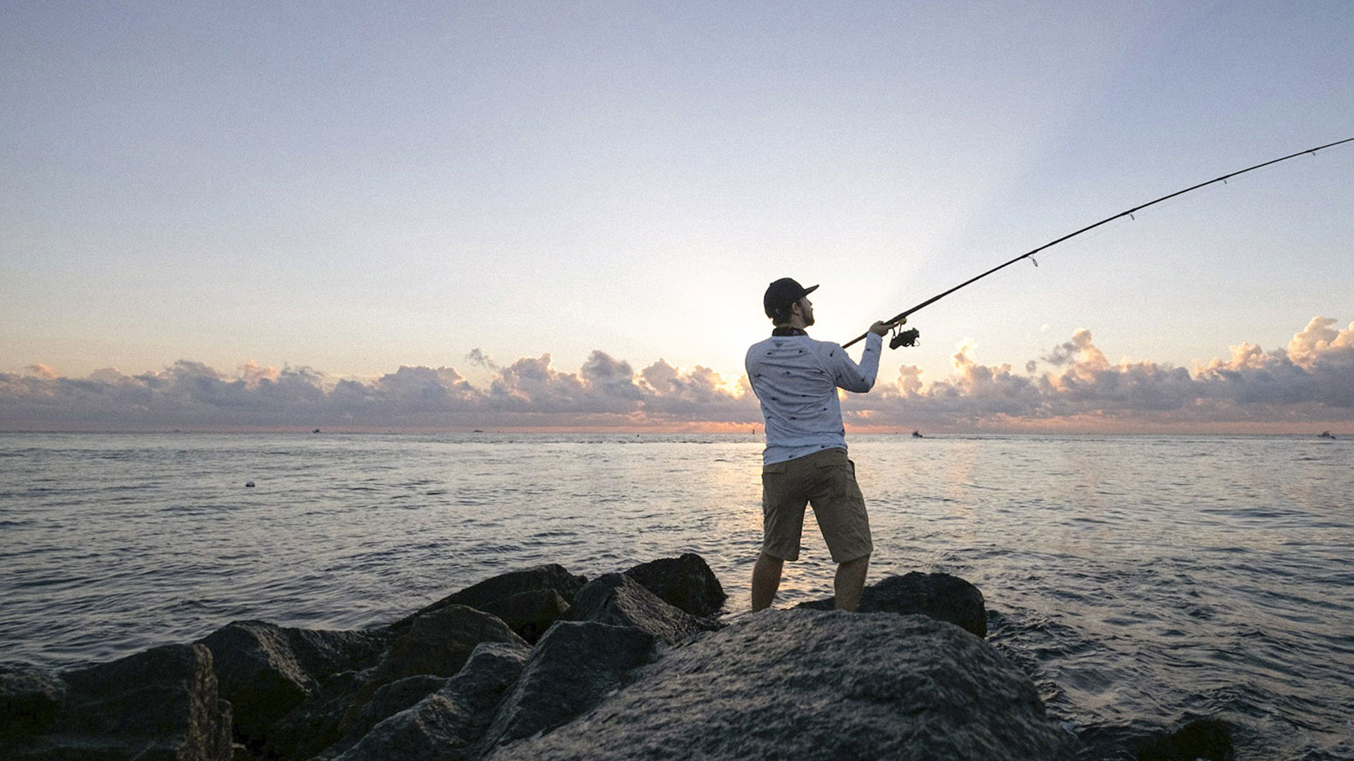Sunset fishing knowing you are covered with GMHBA