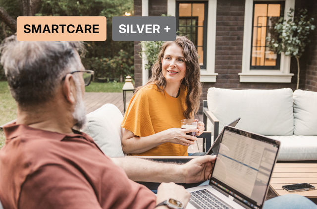 Older Couple with Silver Cover with GMHBA