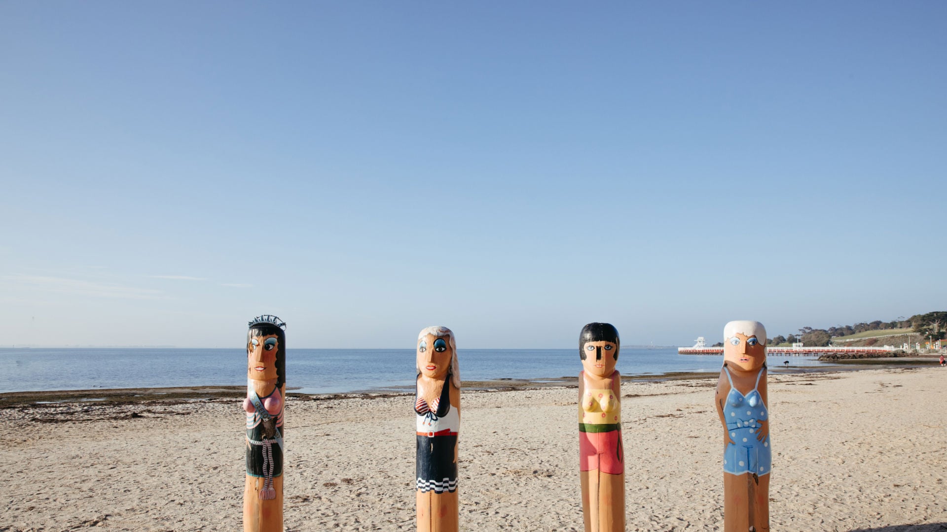 Bollards at Geelong waterfront